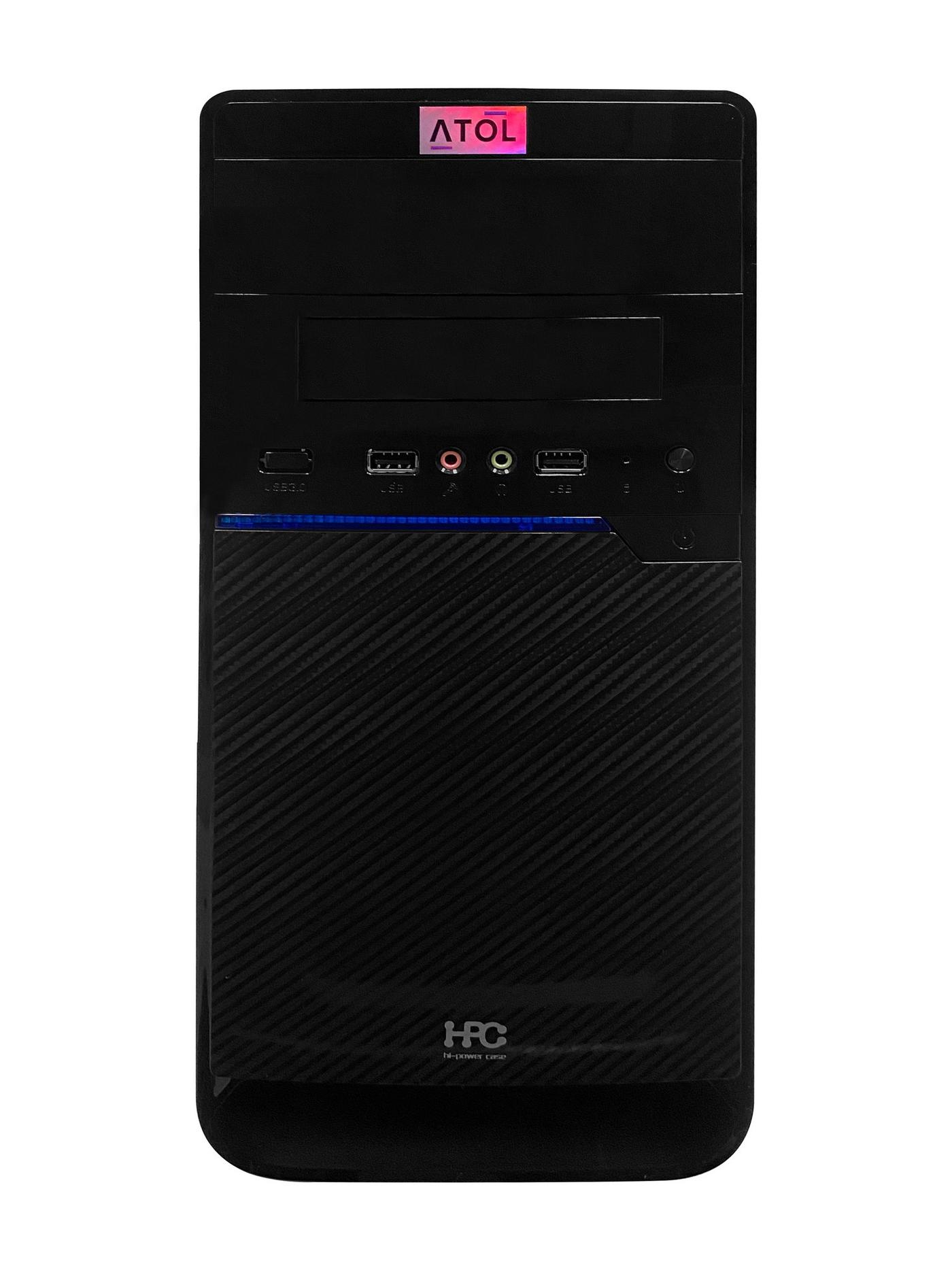 Системный блок ATOL PC1027MP Black