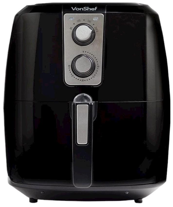 Аэрофритюрница VonShef 2000156 Black/Silver