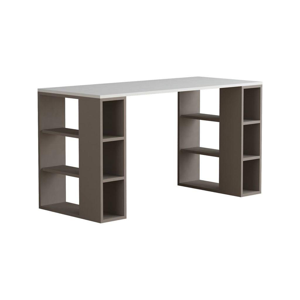 Письменный стол DECO Colmar White/Light Mocha