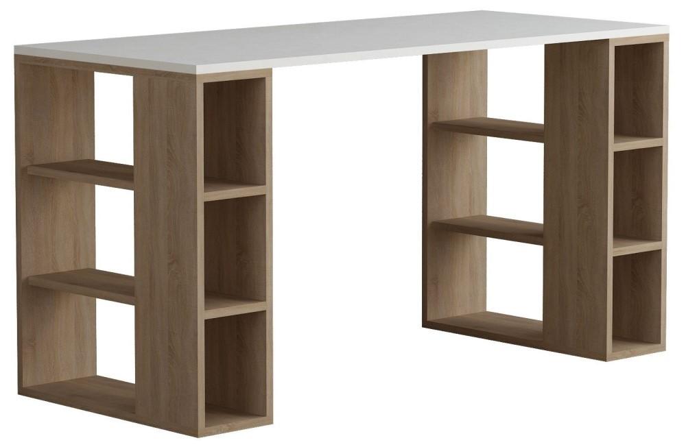 Письменный стол DECO Colmar White/Oak