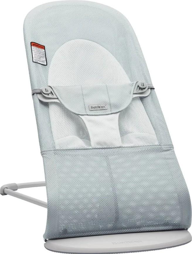 Шезлонг детский BabyBjorn Balance Soft Silver/White
