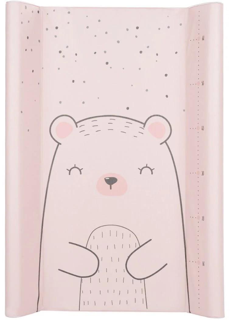 Пеленальный матрасик Kikka Boo Bear with me Pink, 80x50