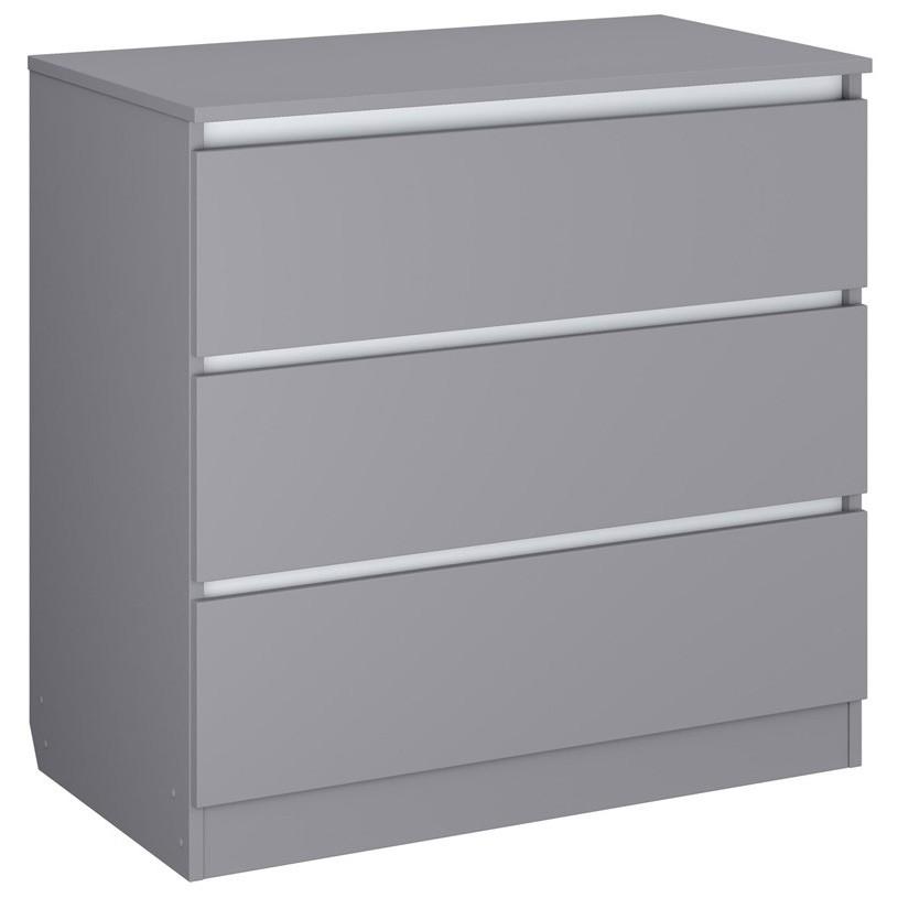 Comoda copii Polini Kids Simple 1980 White/Gray
