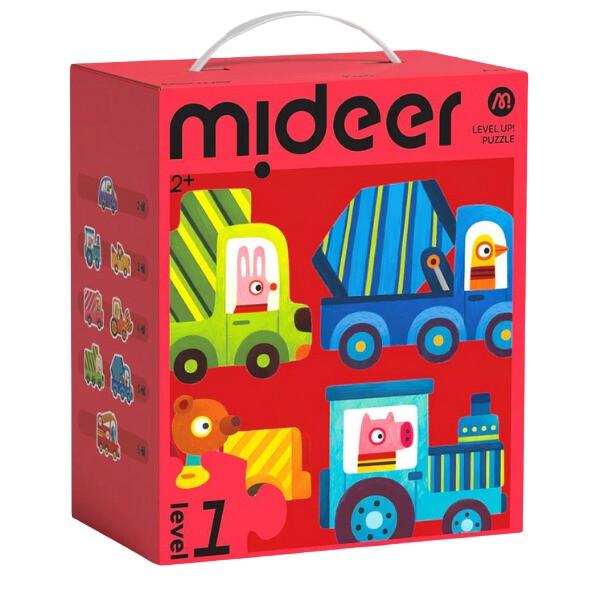 Пазлы Mideer Транспорт, 8 в 1, уровень 1 MD1474