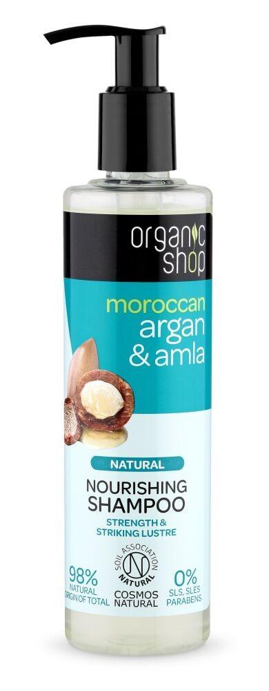 Шампунь для волос Organic Shop Moroccan Argan & Amla Nourishing