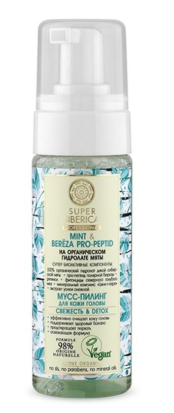 Produs pentru scalp Natura Siberica Peeling-Mousse