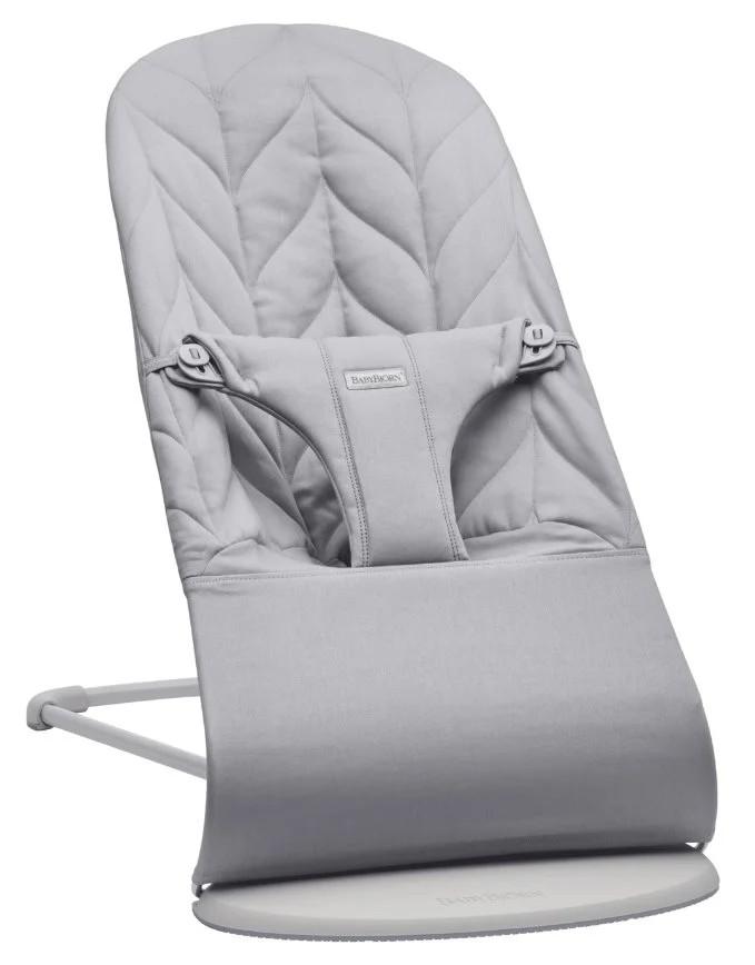 Шезлонг детский BabyBjorn Bliss Светло-серый, хлопок