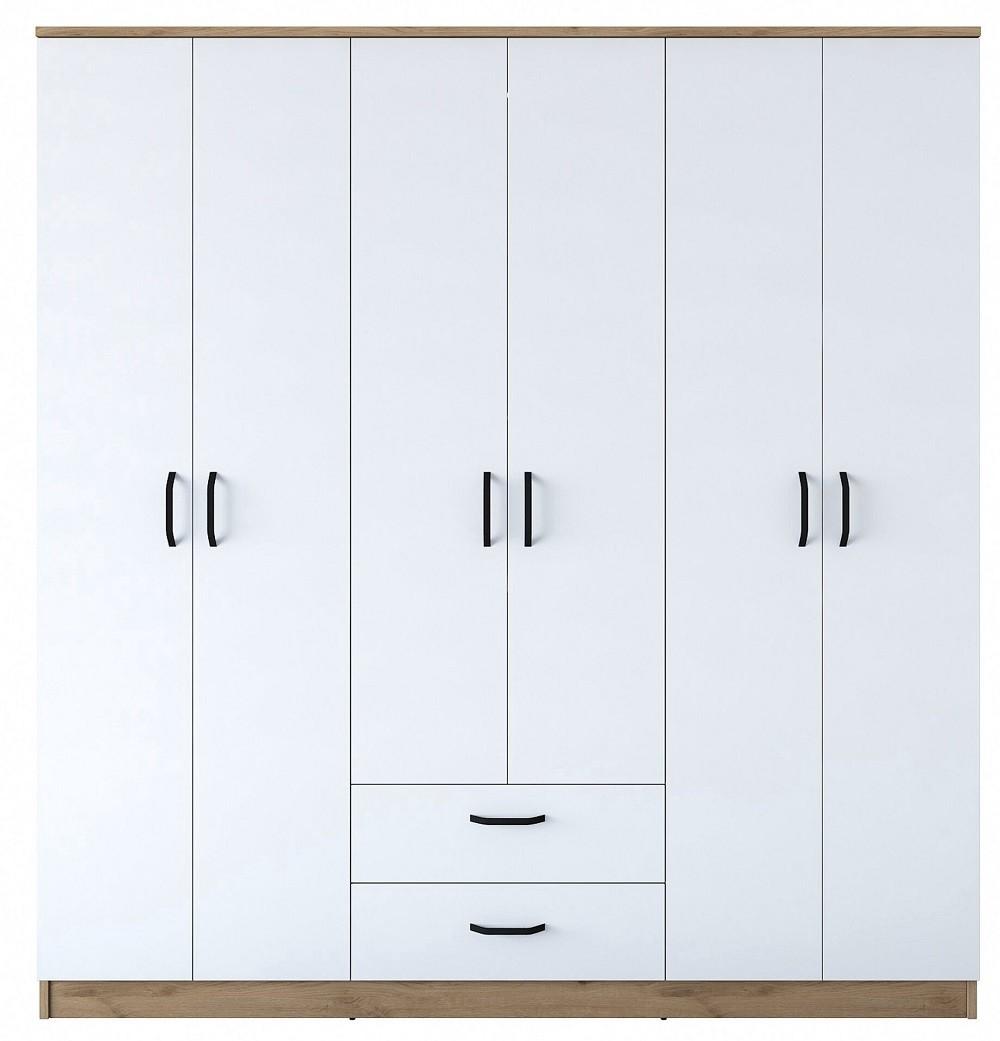 Dulap Mirage Meble BA115 6D2S Nuc (Bej)/Alb