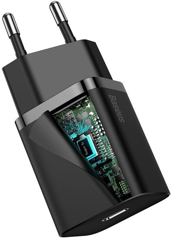Зарядное устройство для телефона Baseus Super Si Black (TZCCSUP-B01)