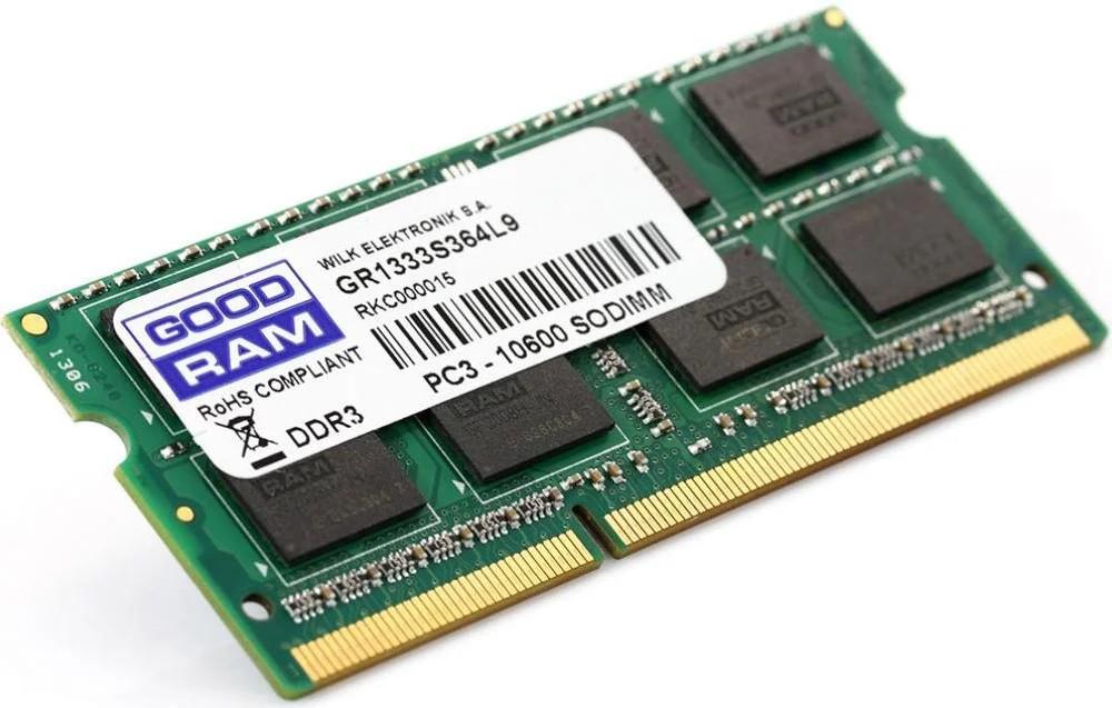 Оперативная память Goodram SODIMM 8GB DDR3-1600 CL11 (GR1600S3V64L11/8G)