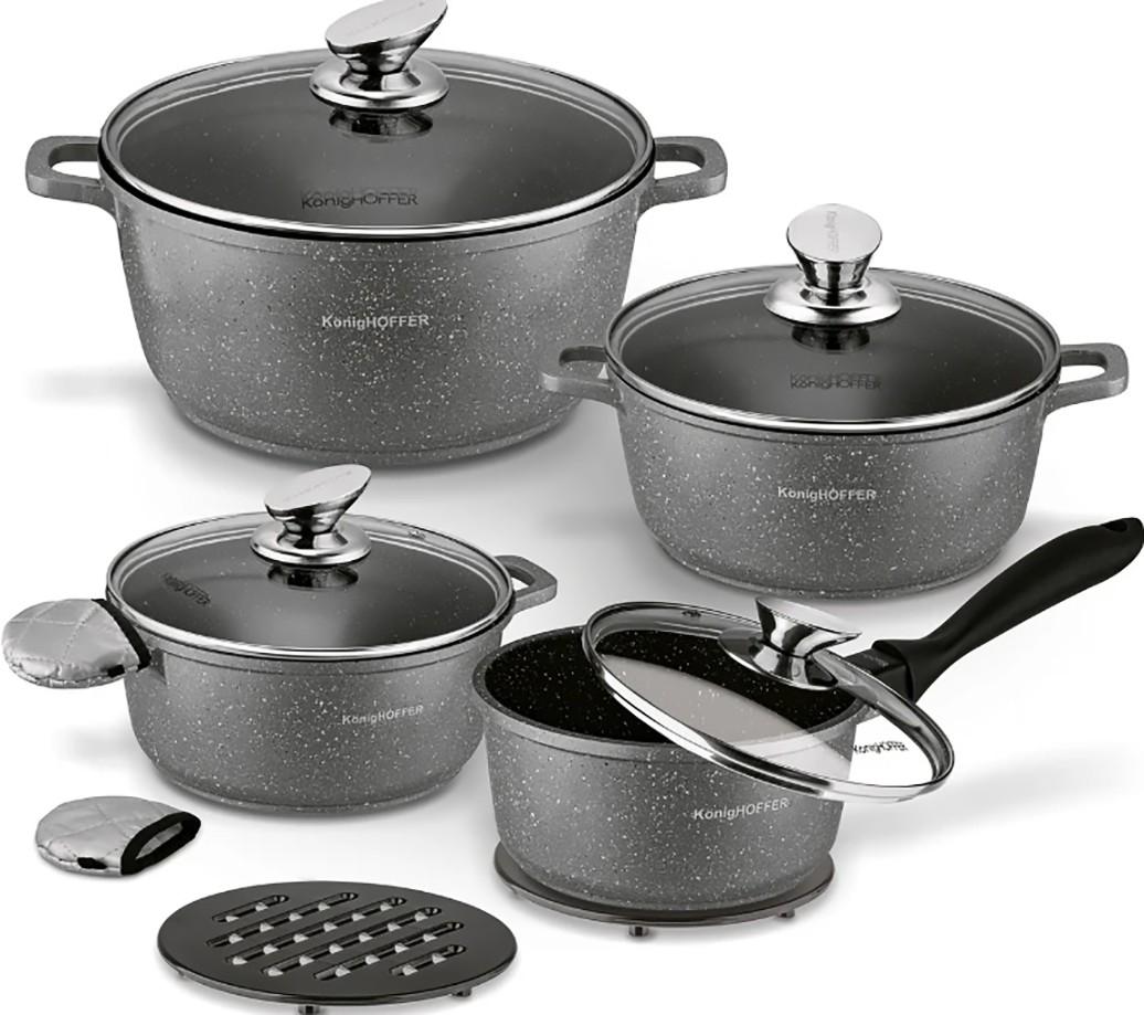 Набор посуды Konighoffer Pollo Grey 12pcs