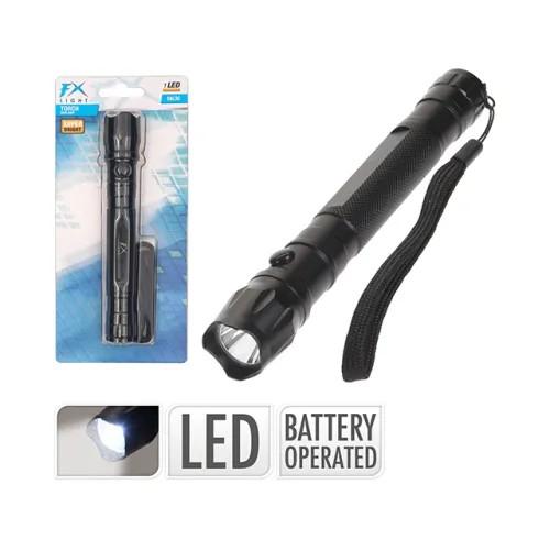 Фонарик FX LED 16см, алюминий