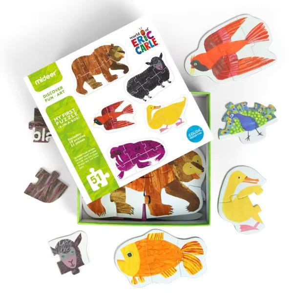 Puzzle Mideer ”Lumea lui Eric Carle”, 51 elem. MD3080