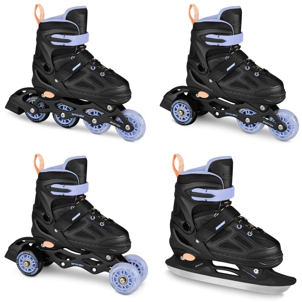 Роликовые коньки Spokey Quattro 4в1 38-41 (943431)