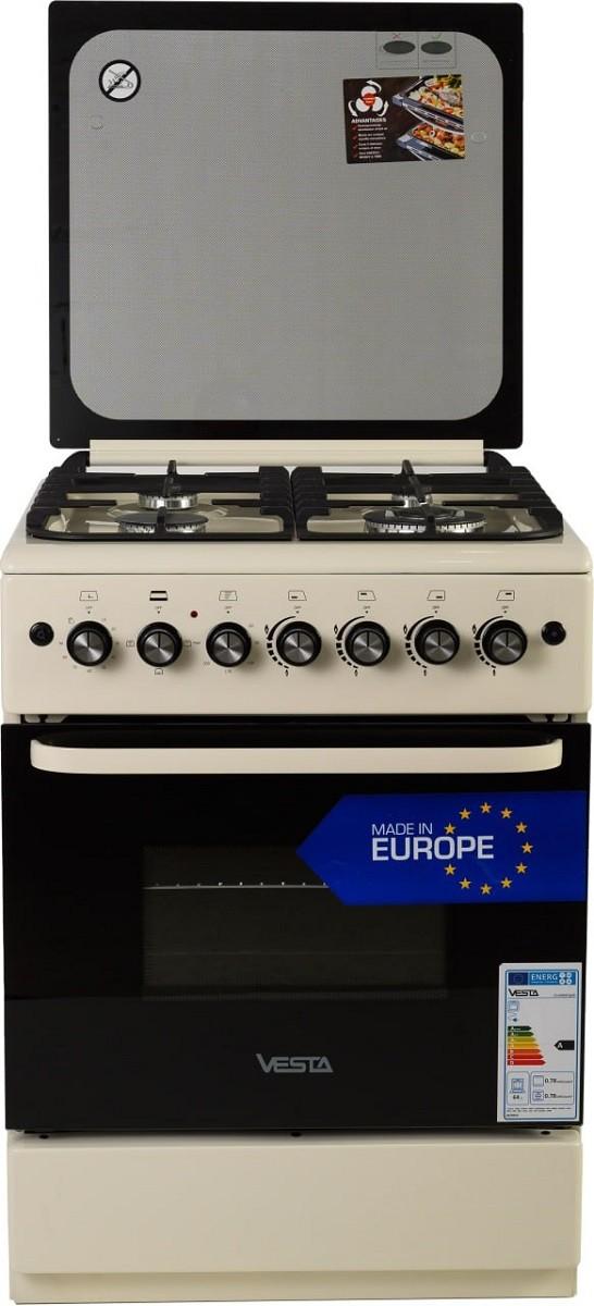 Газовая плита Vesta GC-E6060iCTg/BE