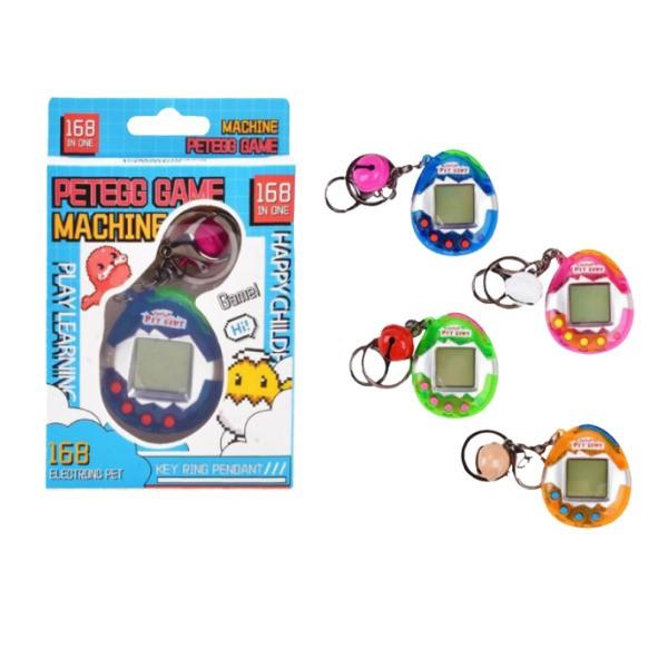 Интерактивная игрушка Essa Toys Брелок для ключей Тамагочи, круглый LZ8811-1