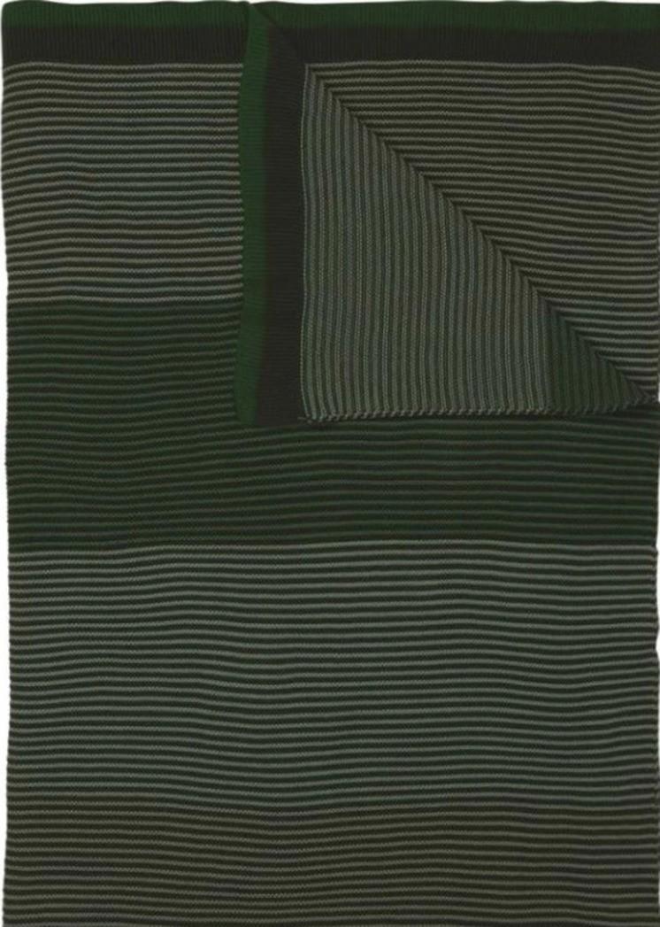 Плед PIP Studio Blockstripe Throw Green