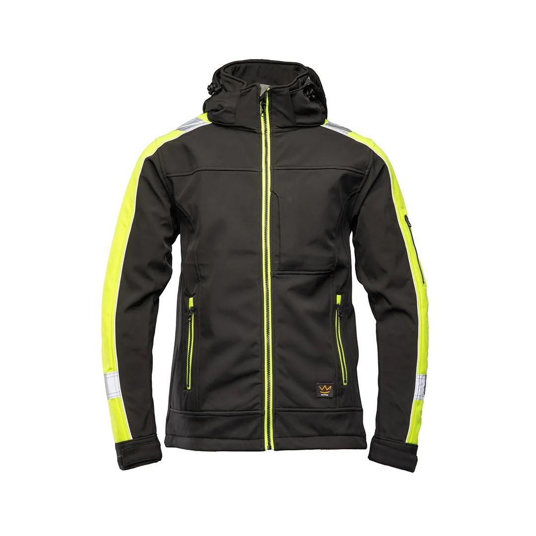 Hanorac barbati Seven Kings RIVAL SOFTSHELL M Negru/Galben