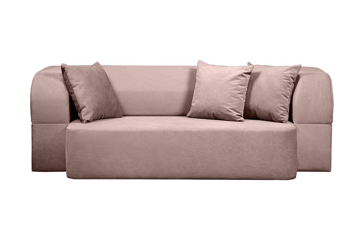 Canapea transformabila Edka Meteor 180x120x32 M19 Roz Pudrat