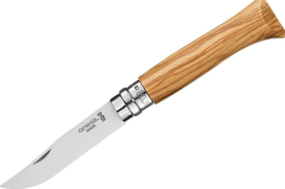 Cutit de bucatarie Opinel Stainless Steel Olive wood Nr 8