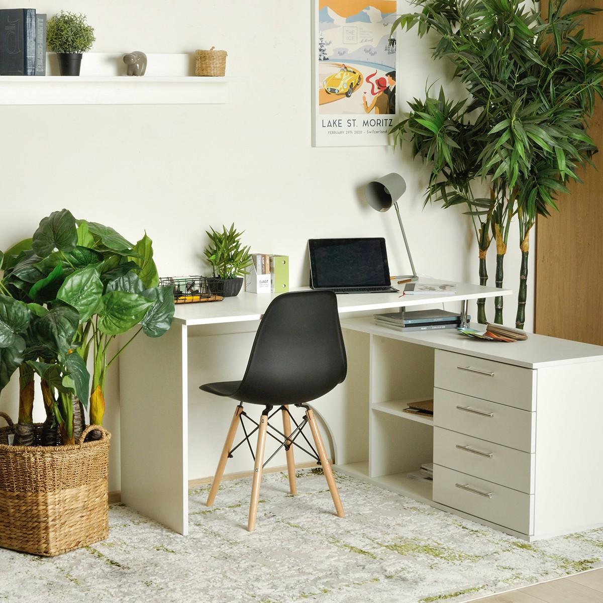 Письменный стол Fabrik Home СК-01 Ясень Белый Правый