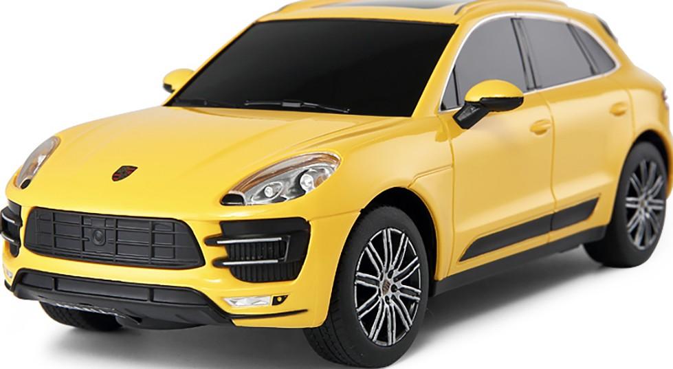 Игрушка на пульте управления Rastar 1:24 PORSCHE Macan Turbo Yellow