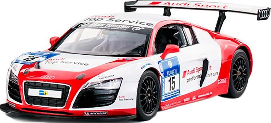 Игрушка на пульте управления Rastar 1:14 Audi R8 LMS White/Red