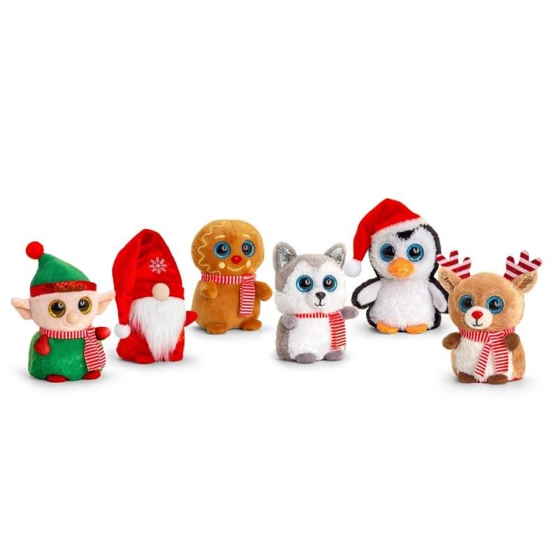 Мягкая игрушка Keel Toys Мини Motsu Christmas, 6 видов (SX1956)