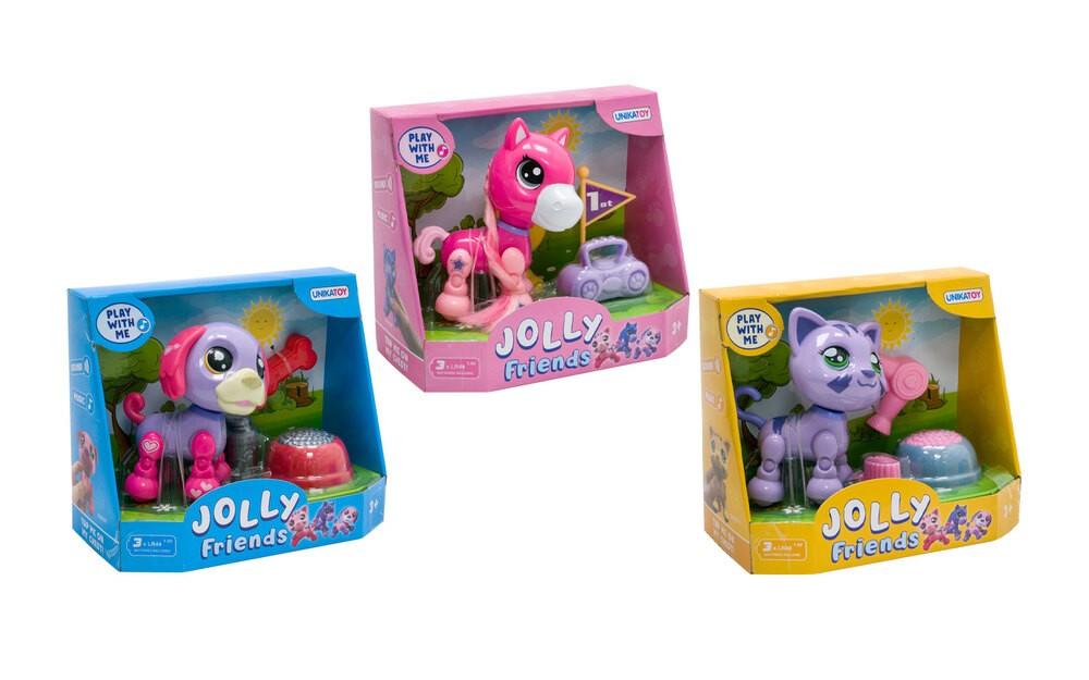 Интерактивная игрушка Unika toy Веселые друзья разные типы (912499)