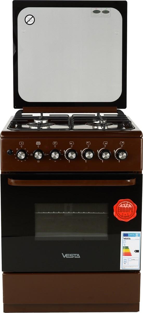 Газовая плита Vesta GC-E6060i/BR/EUR NG
