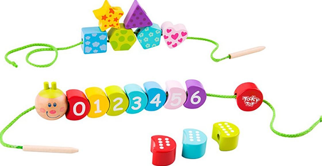 Счетный материал Tooky Toy Гусеница TY875