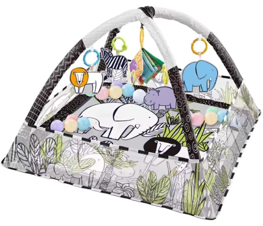 Коврик для детей 4Play Safari 80x80x55cm