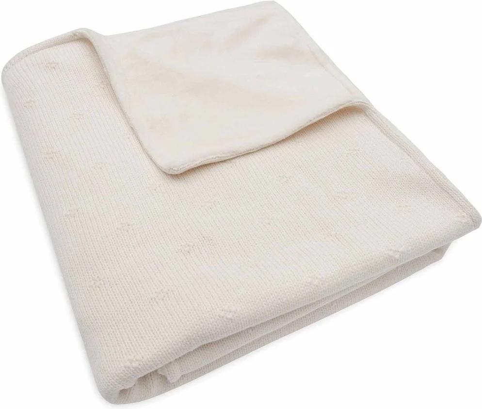 Pled Jollein Cosy Knit Ivory/Velvet