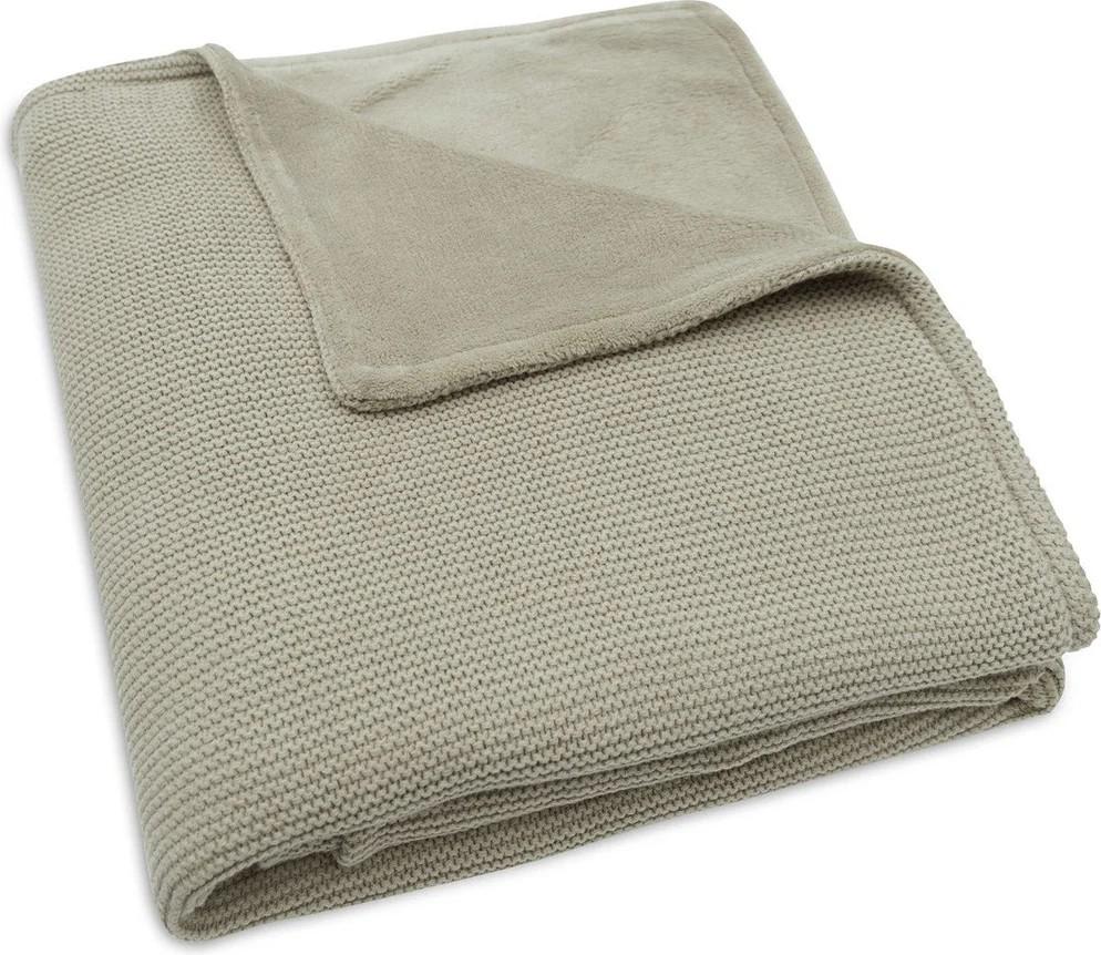 Pled Jollein Basic Knit Olive Green/Fleece