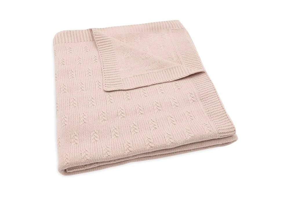 Pled Jollein Grain Knit Wild Rose