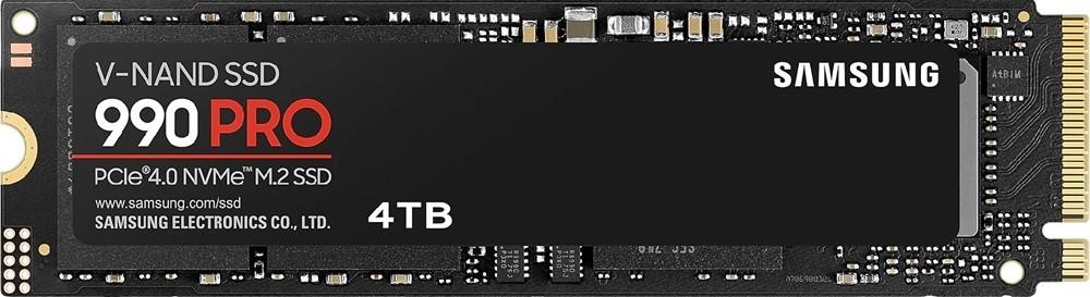 SSD накопитель Samsung 990 PRO 4TB (MZ-V9P4T0BW)