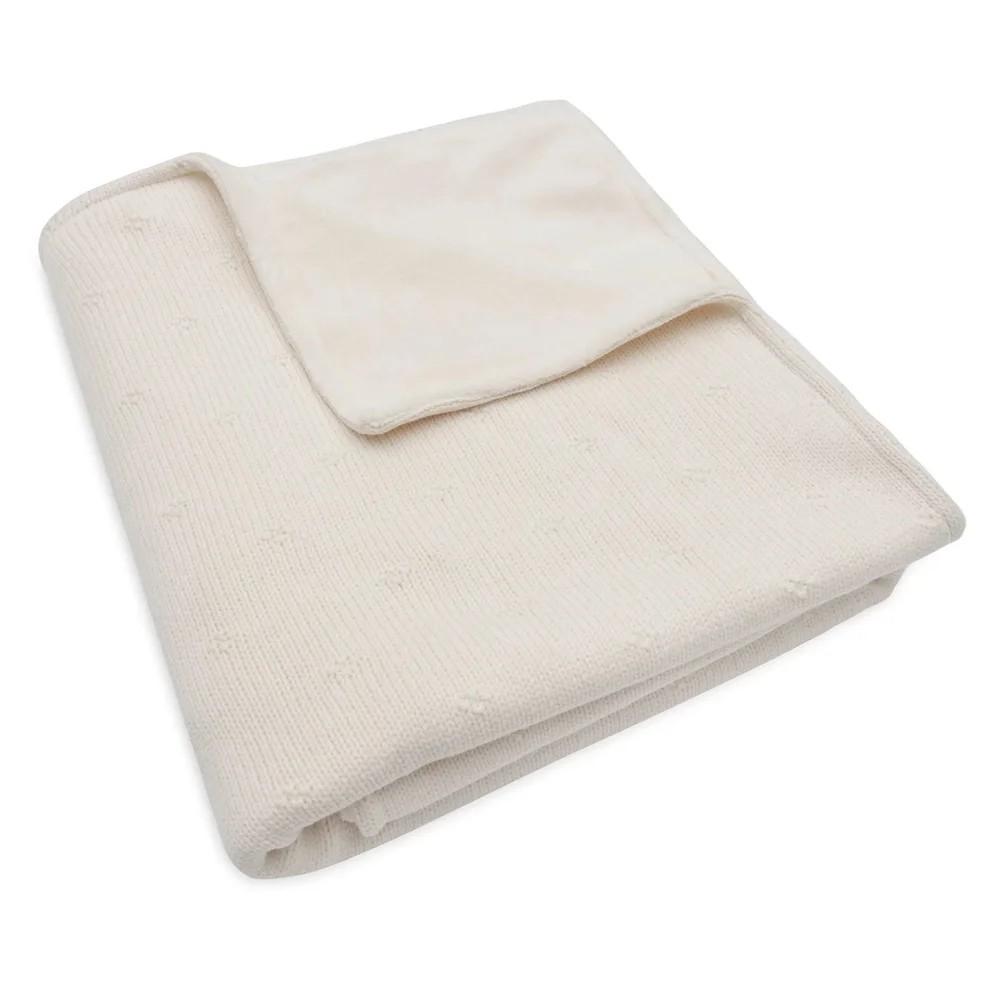 Плед Jollein Cosy Knit Ivory/Velvet