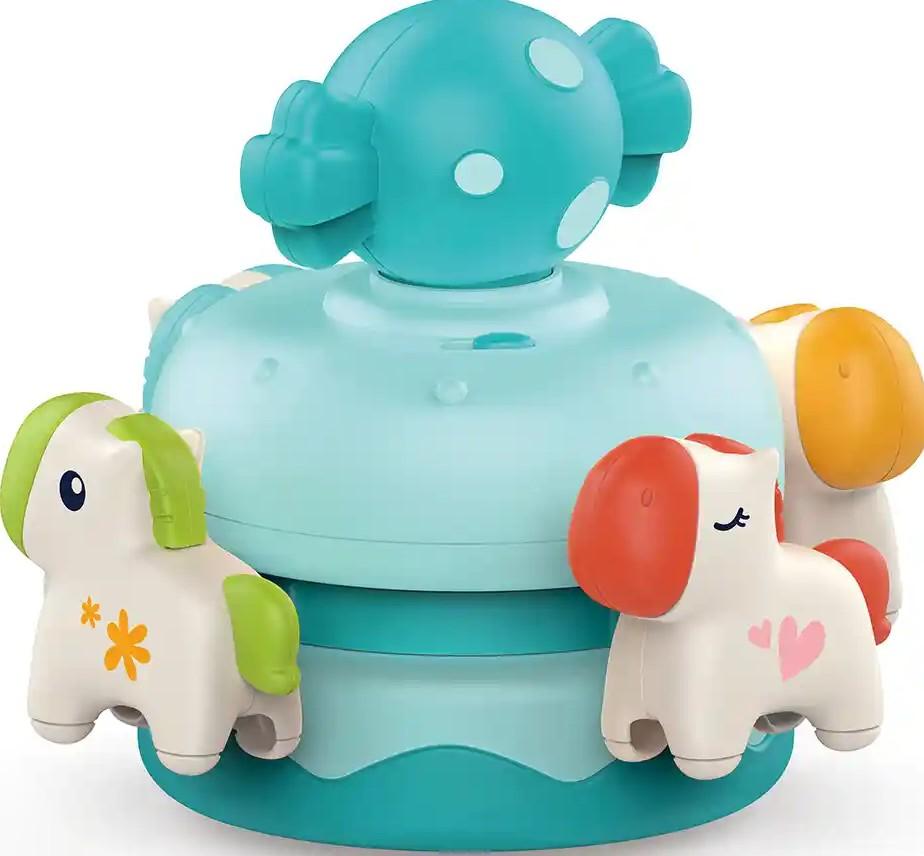 Интерактивная игрушка Huanger Blue merry Horse HE8048