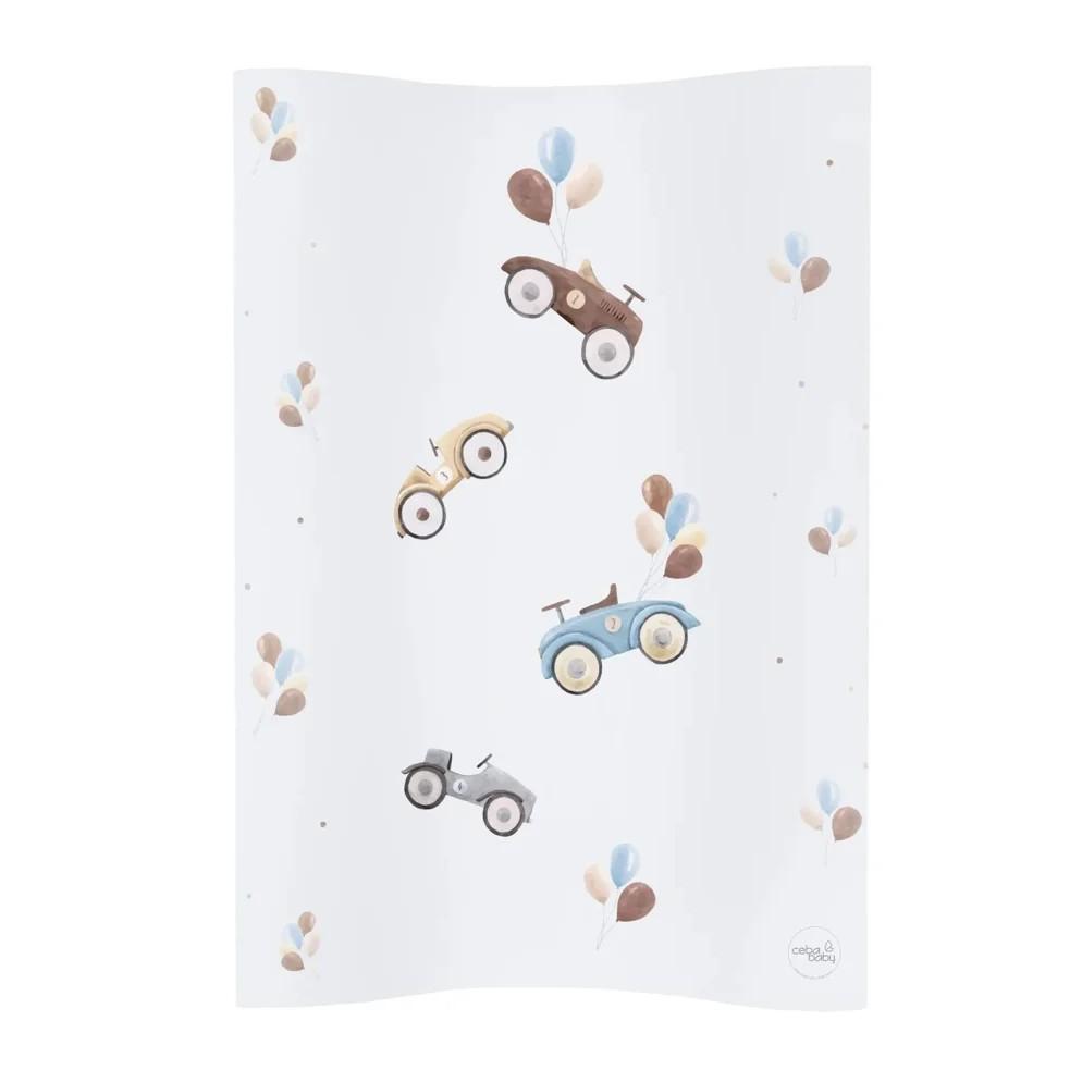 Пеленальный матрасик Ceba Baby Cosy Retro Cars