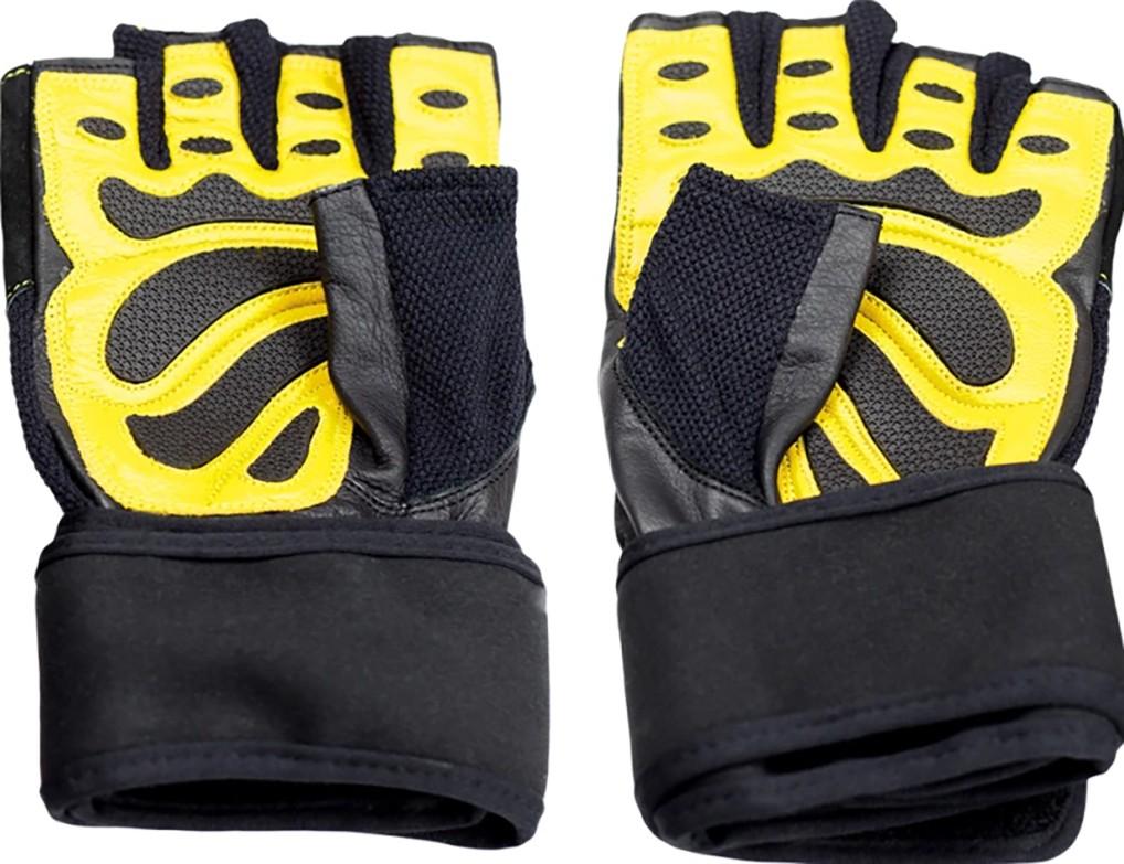 Перчатки для фитнеса Abisal RST01 Black/Yellow