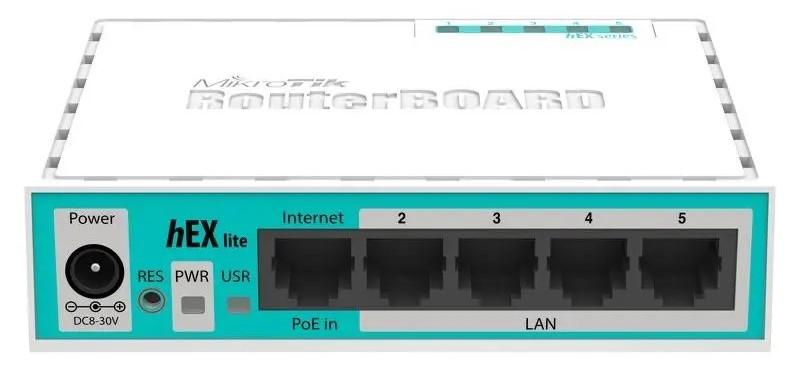 Маршрутизатор MikroTik hEX lite (RB750r2)