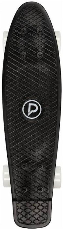 Скейтборд Playlife Vinylboard Black/White 880316 (22x6)