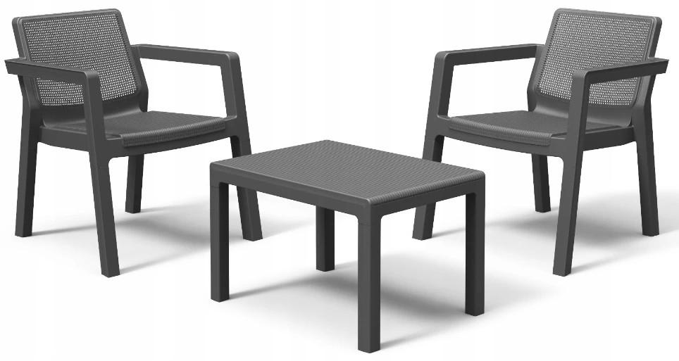 Set mobila de gradina Keter Emily Balcony Set Graphite