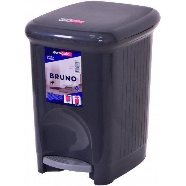 Мусорное ведро Eurogold Bruno 5.0 l black