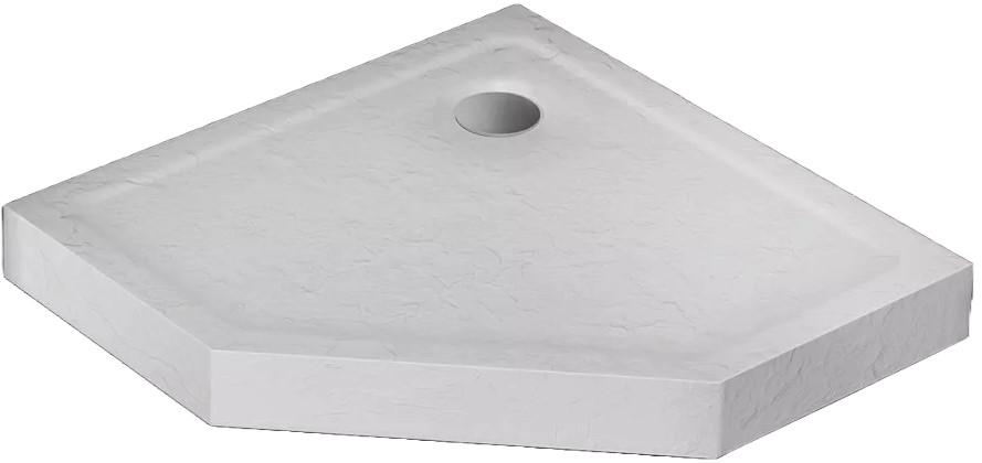 Поддон для душа New Trendy Mild Stone Pentagonal White B-0540