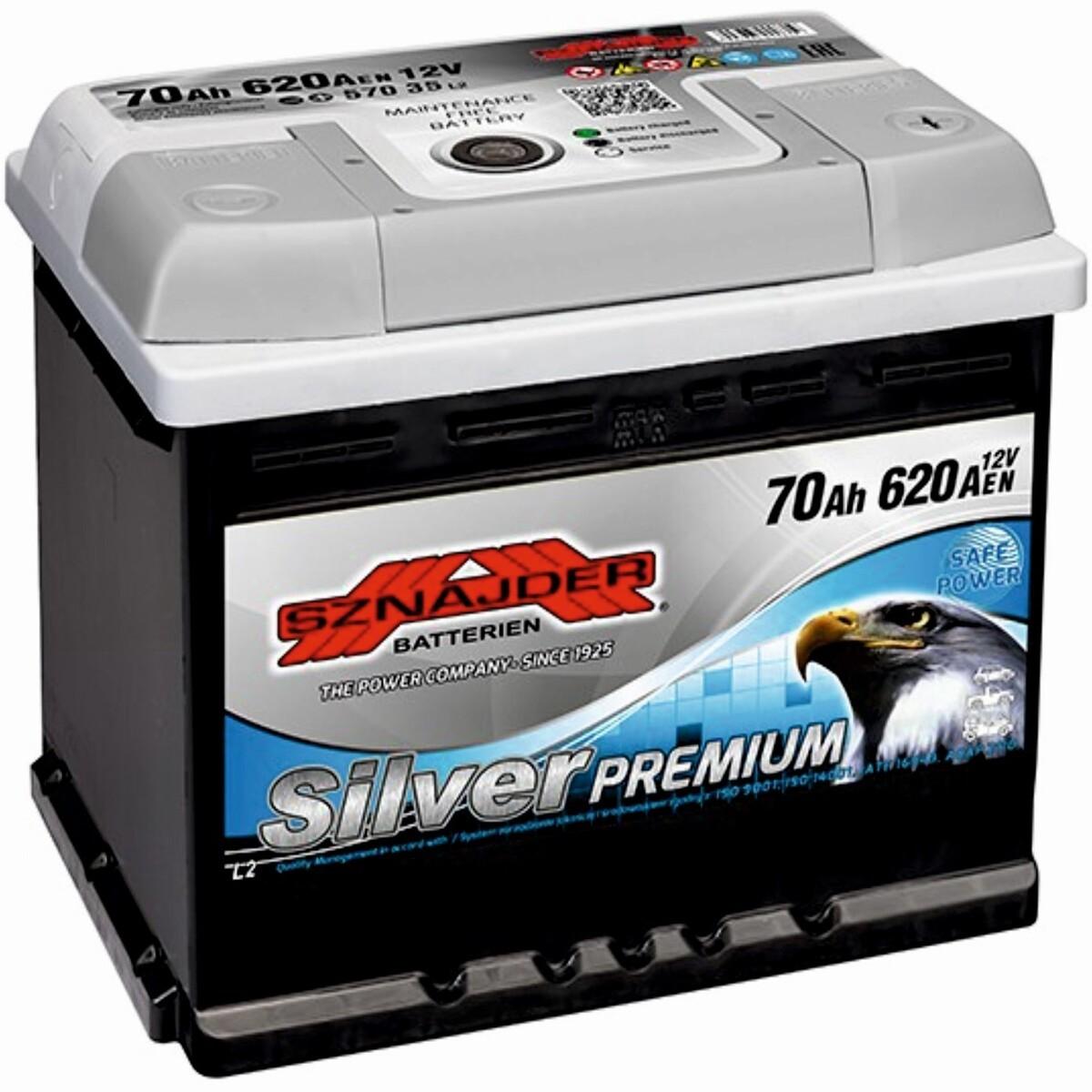 Аккумулятор Sznajder Silver Premium 70Ah 620A