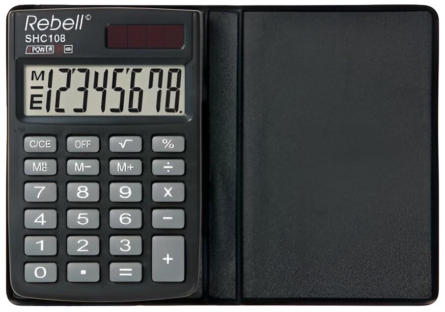 Калькулятор Rebell 8 цифр, 88x58 мм, SHC108BX