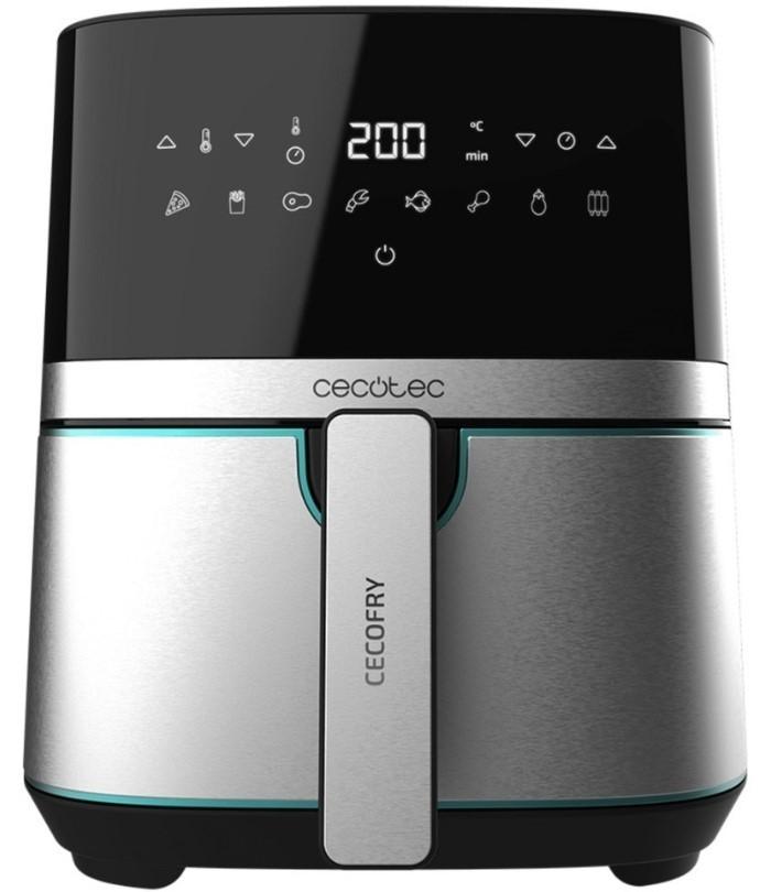 Friteuza cu aer cald Cecotec Cecofry Full Inox 5500 Pro Inox/Black