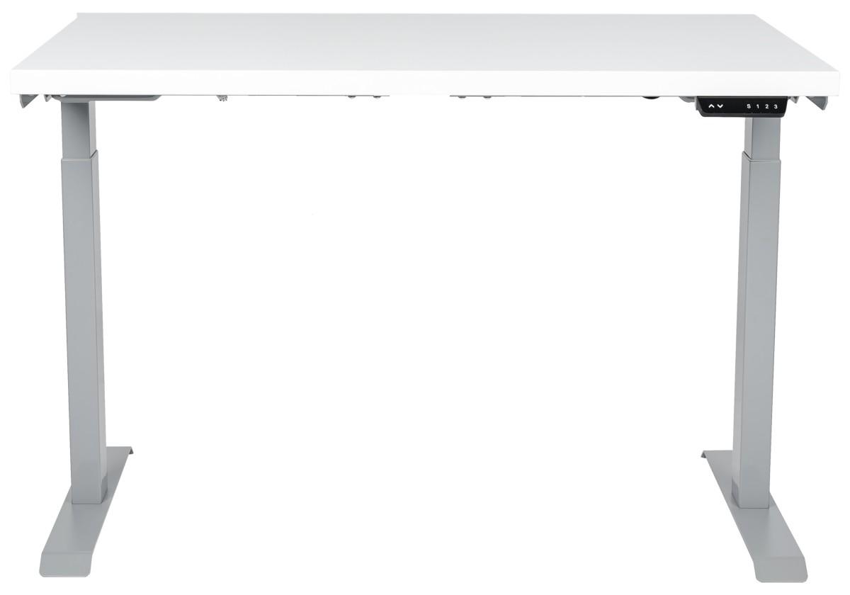 Письменный стол CUSTÓ FlexiDesk Белый/Антрацит (Серый) 120x70 см