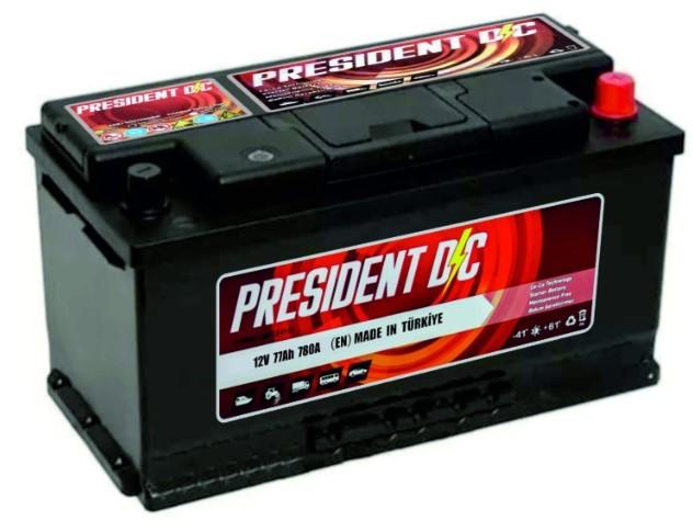 Аккумулятор PRESIDENT 77 AH
